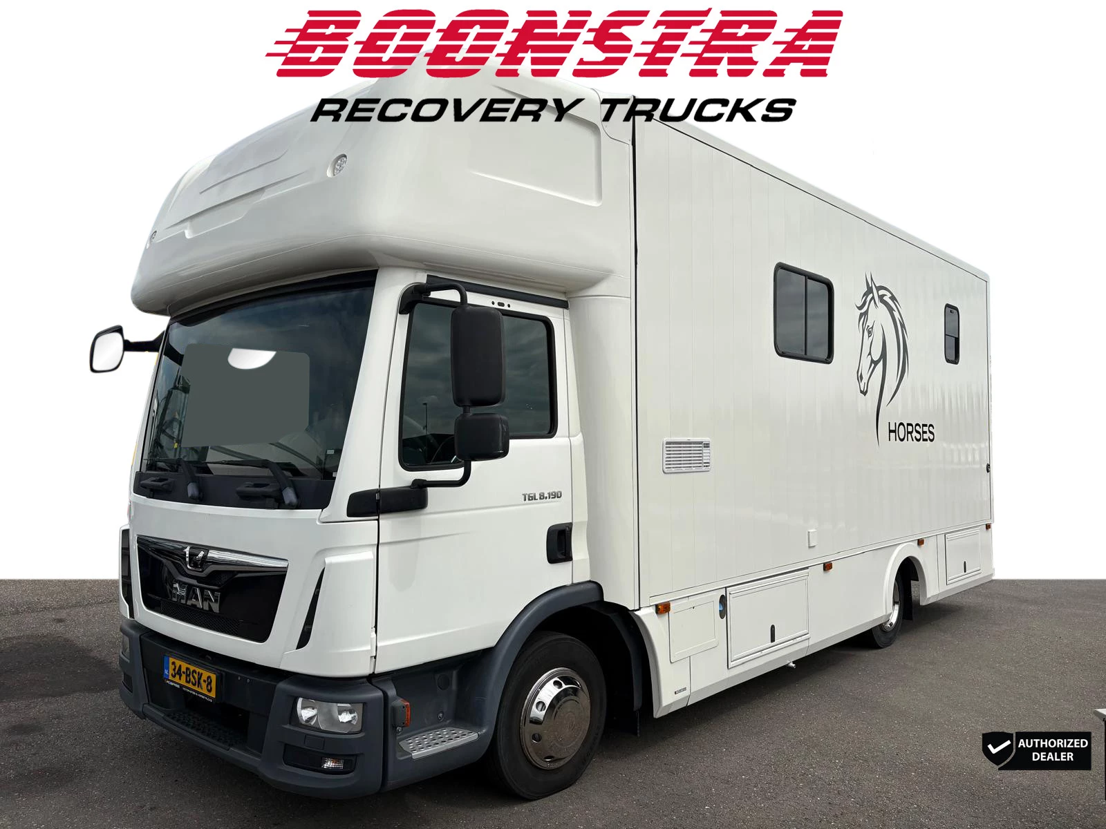 MAN TGL 2019 - 8.190 Horse truck 2 Horses + Living Camera 61.047 KM! obrázek 1