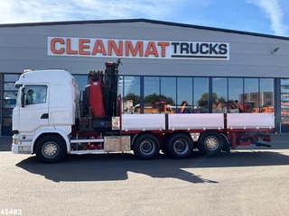 Scania R 2016 - 490 8x4 Euro 6 Retarder HMF 60 Tonmeter laadkraan + Fly-Jib afbeelding 3