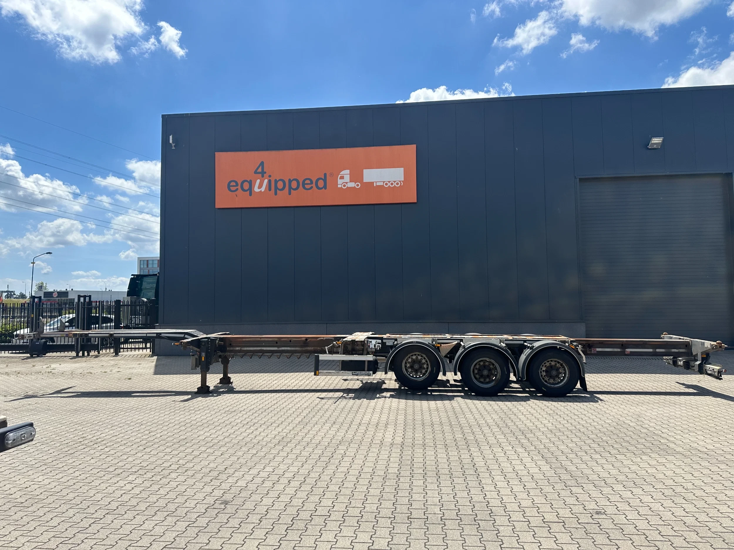 D-TEC 2014 - FLEXITRAILER / 45FT HC MULTI / BPW + drumbrakes / liftaxle / NL / APK 09-2026 afbeelding 3