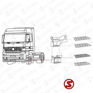 Mercedes-Benz Actros - Trede mp1 - 2 - 3 l +r mega space imagem 2