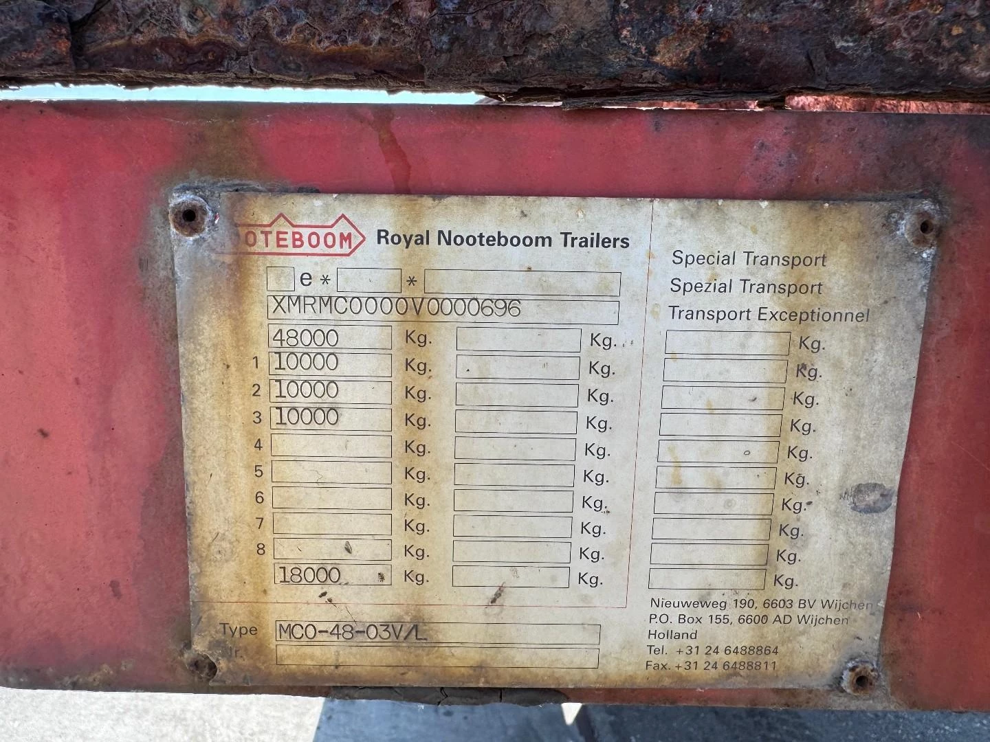 Nooteboom MCO-48-03 1998 afbeelding 12