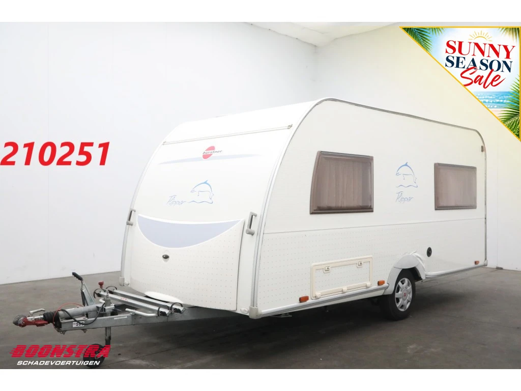 Bürstner Flipper 430 TS 2006 - Frans Bed Kachel Ringverwarming afbeelding 1