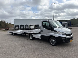 Iveco Daily 2015 - 40C17 Hi Matic - be oplegger ambulance auto transporter image 2