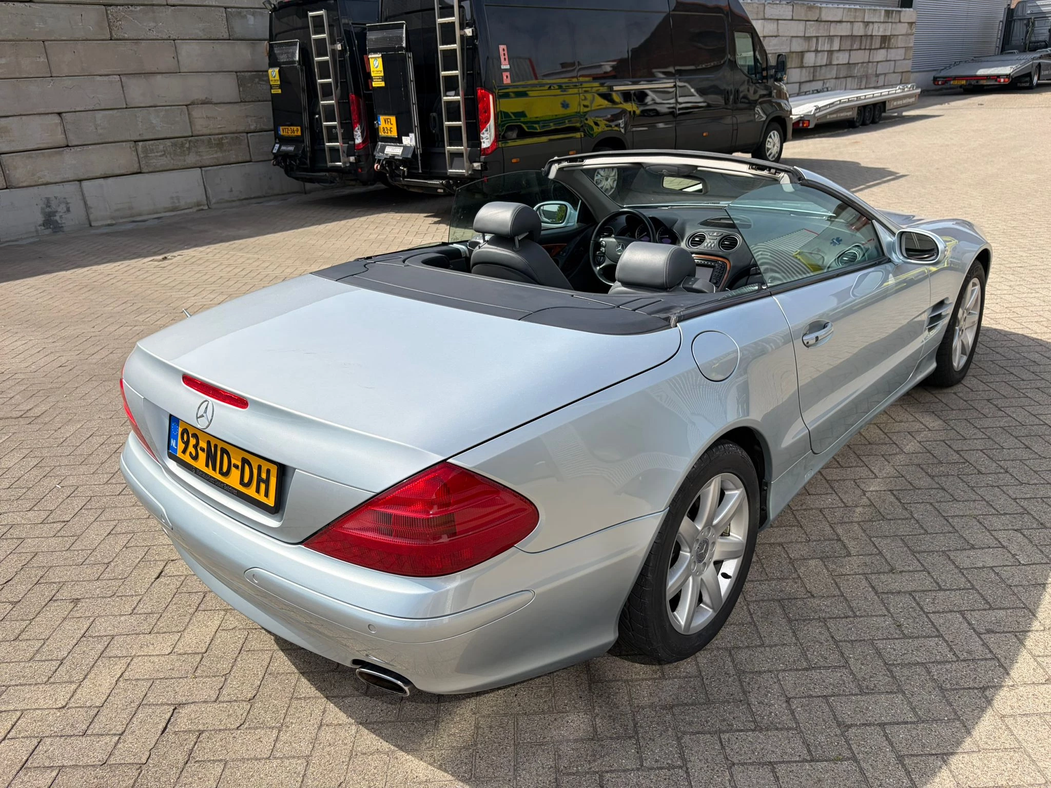 Mercedes-Benz SL 2003 - 350 Cabrio Hardtop Automaat Airco Cruisecontrol NL-Auto 77000KM ORGINEEL obrázek 5