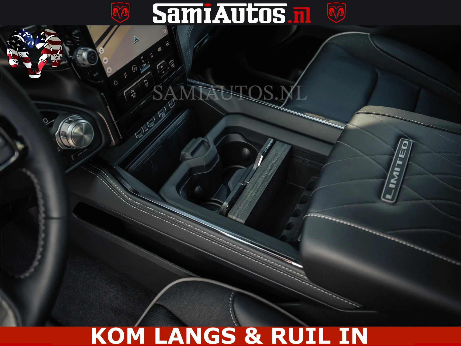 Dodge Ram Pick-Up 2024 - HULK Pack | Limited Night H.O 540HP 706Nm | Massage + Full Option | De Meest Luxe en Volle in zijn Klasse | Hulk Pack is meer prijs | Bild 48