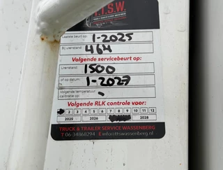 LAMBERET N/A 2012 - THERMO KING SLX300 WITH ONLY 763 HOURS !!!  NEW APK-TUV   1340 X 250 X 270 CM INSIDE   TOP CONDITION   NL TRAILER image 10