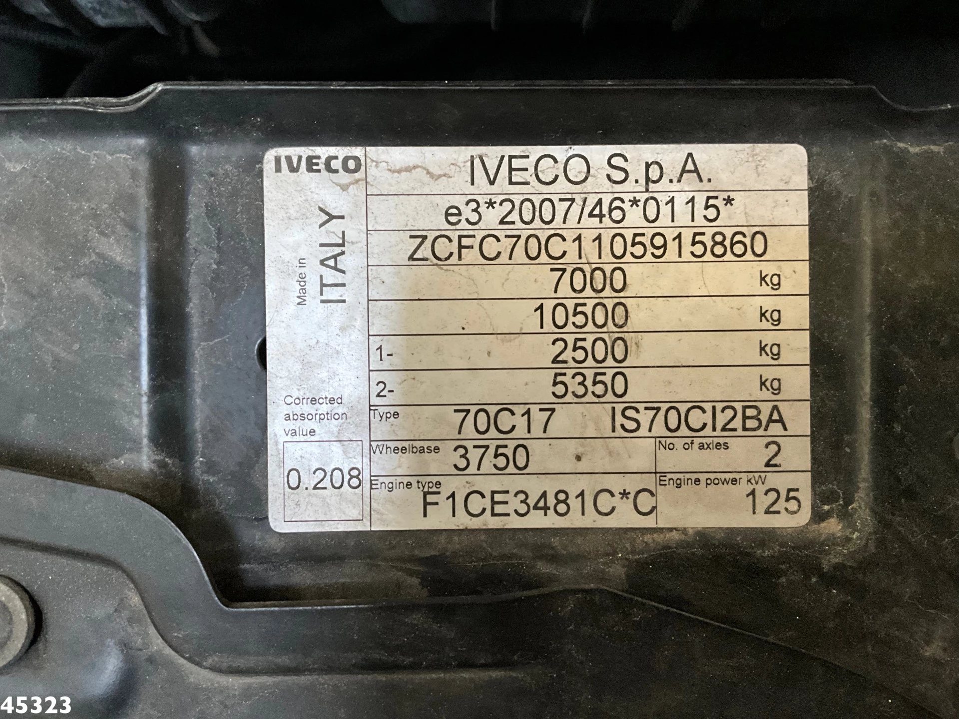 Iveco Daily 2012 - 70C17 Nido zoutstrooier afbeelding 19