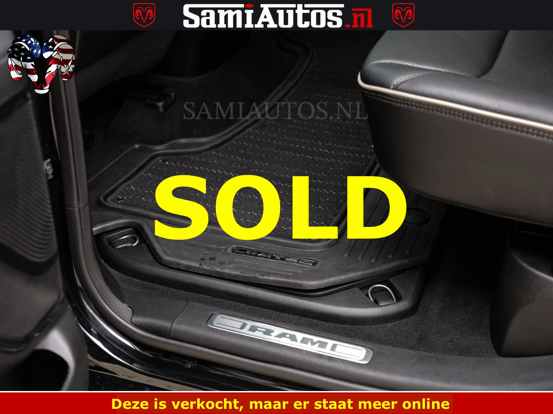 Dodge Ram 1500 2022 - LIMITED NIGHT | BOM VOL | HUD | MWK | LUCHTVERING | PANODAK | afbeelding 65
