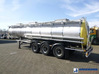 Van Hool Chemical tank inox 24 m3 / 1 comp 1990 imagem 3 miniatura