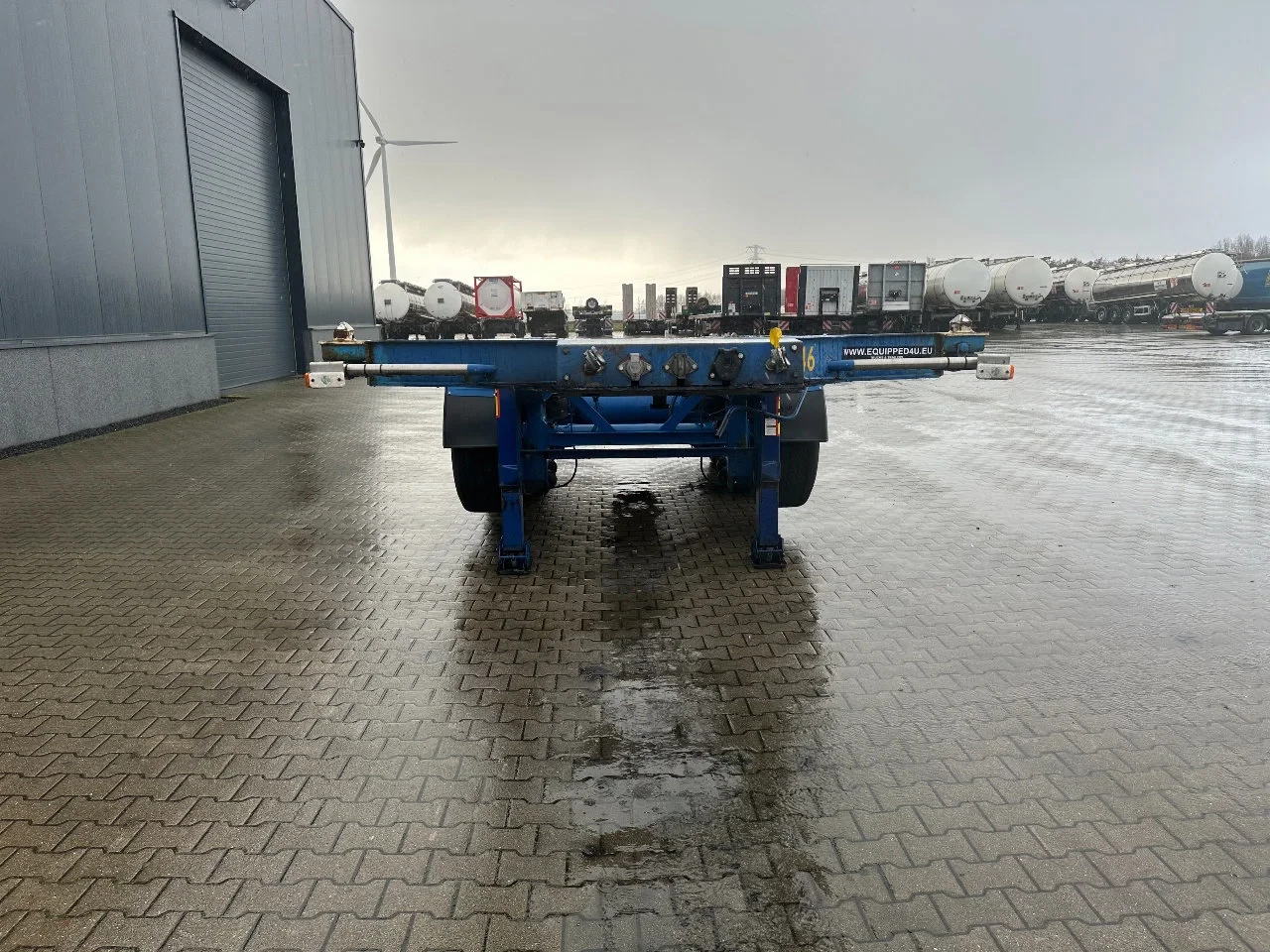 Burg 2003 - 20FT/3-axles / empty weight: 3.290kg / SAF DISC / ADR (EXII, EXII, FL, OX, AT) / LIFTAXLE / NL-Chassis immagine 5
