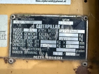 Caterpillar DP100 1997 - - ONLY 7.579 HOURS! + NL REGISTRATION! image 15