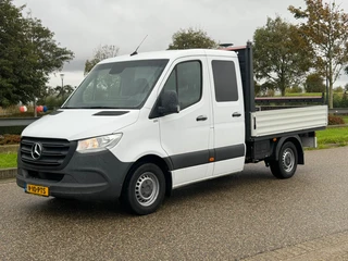 Mercedes-Benz Sprinter 2021 - 314CDI Dubbelcabine Openlaadbak Airco Cruisecontrol AppleCarplay afbeelding 2 miniatuur