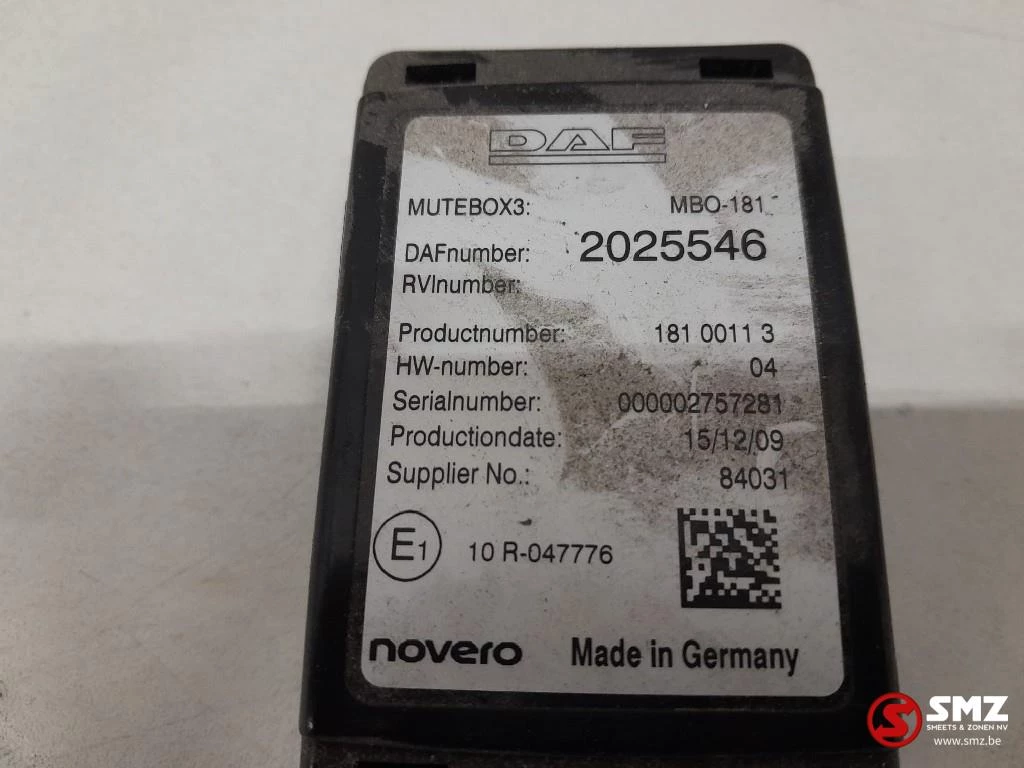 DAF 2016 - Occ ECU MBO181 Mutebox3 regeleenheid DAF immagine 6
