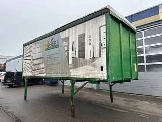 Jung N/A 2002 - Planen-/ Tautliner Wechselbrücke mit Edscha-Verdeck für 17 Paletten und Ladungssicherung zdjecie 7