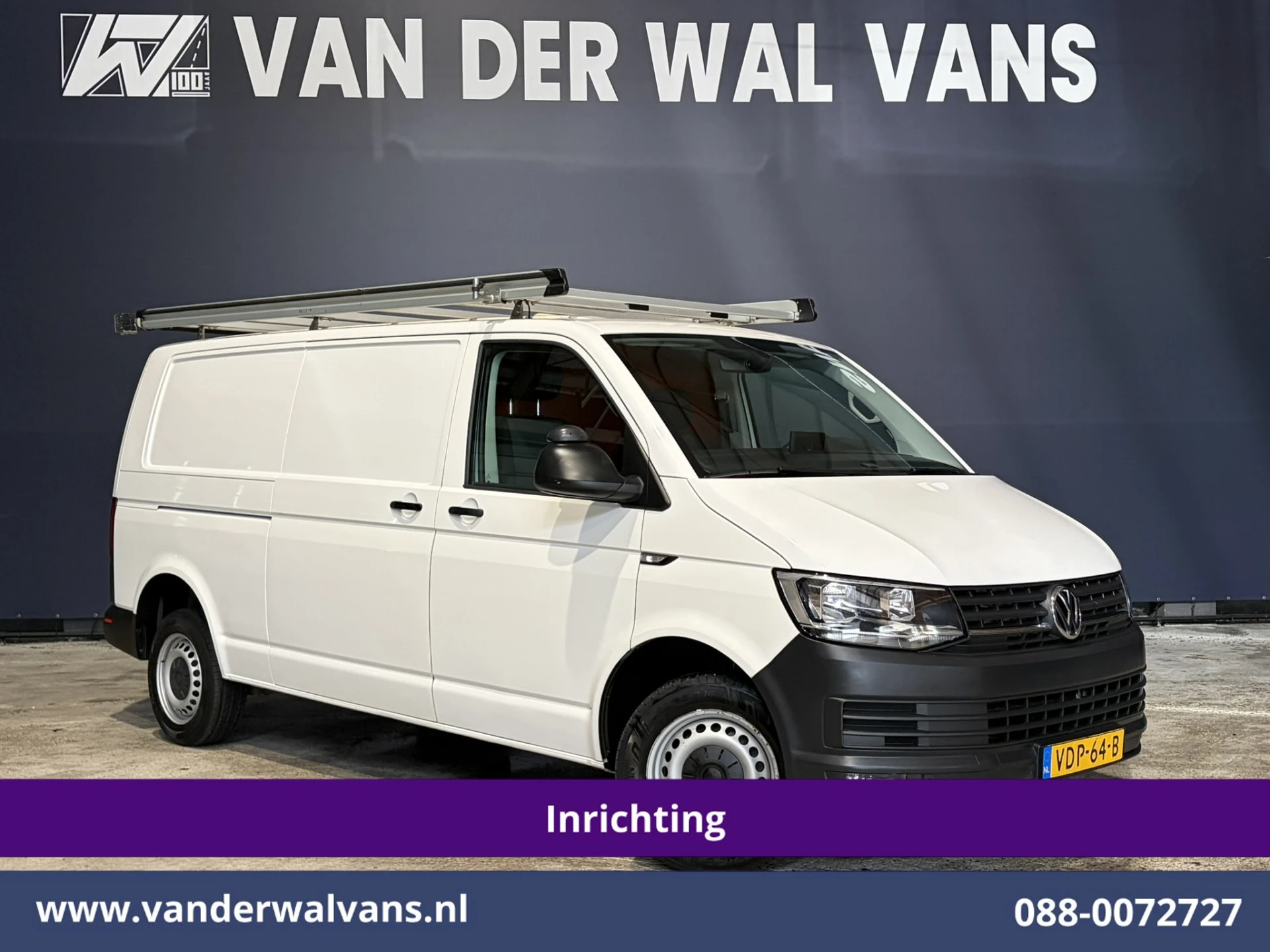 Volkswagen Transporter 2020 - 2.0 TDI 102pk L2H1 Inrichting Euro6 Airco | Omvormer | Imperiaal | Trekhaak | Camera afbeelding 1