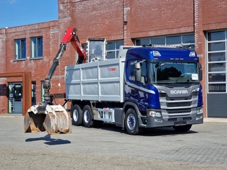Scania G 2020 - G500 6x2 - Tipper + Palfinger epsilon M110L - Retarder - HUB reduction - Full air afbeelding 2 miniatuur