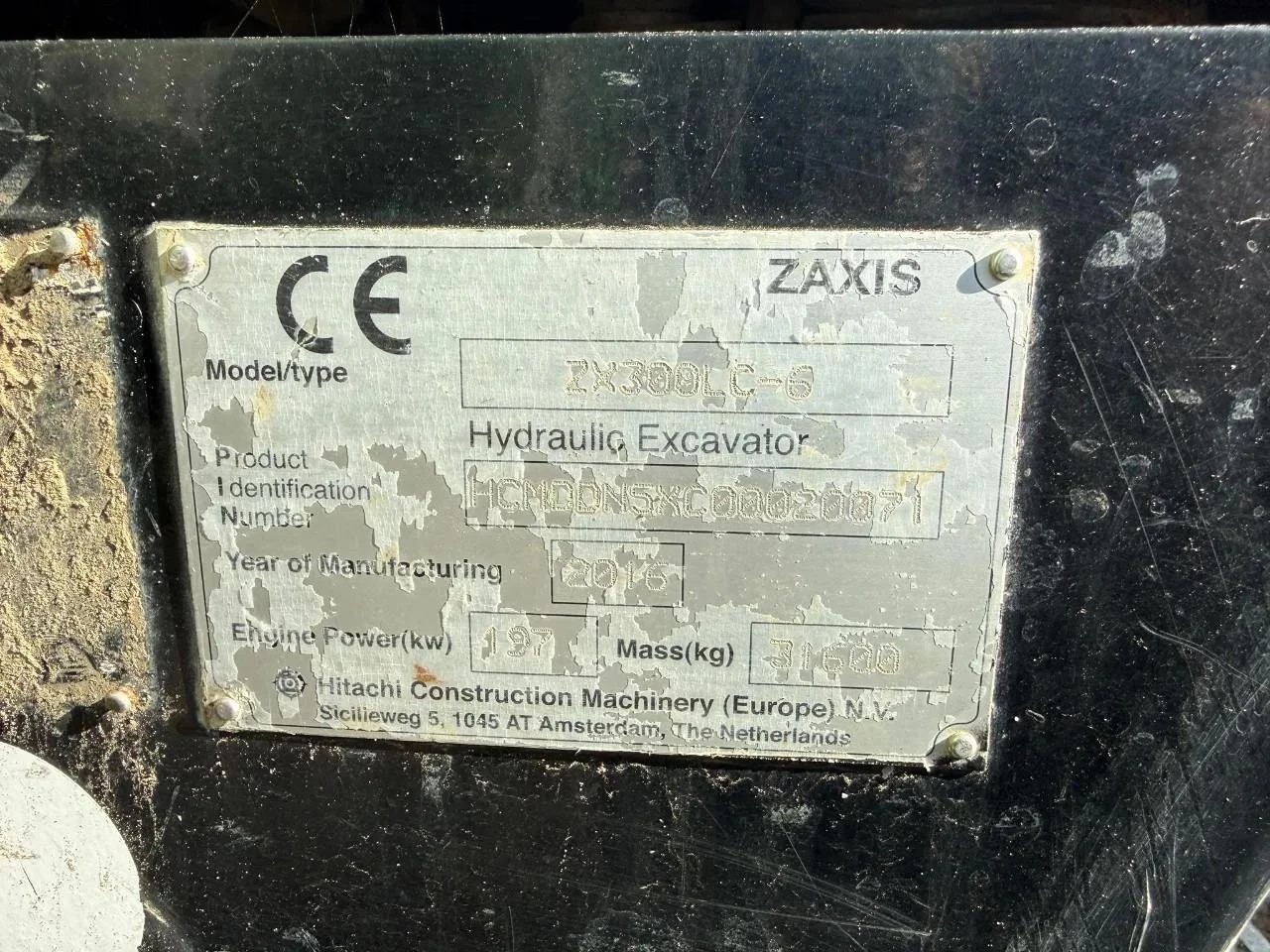 Hitachi ZAXIS ZX300LC-6 2016 obrázek 6
