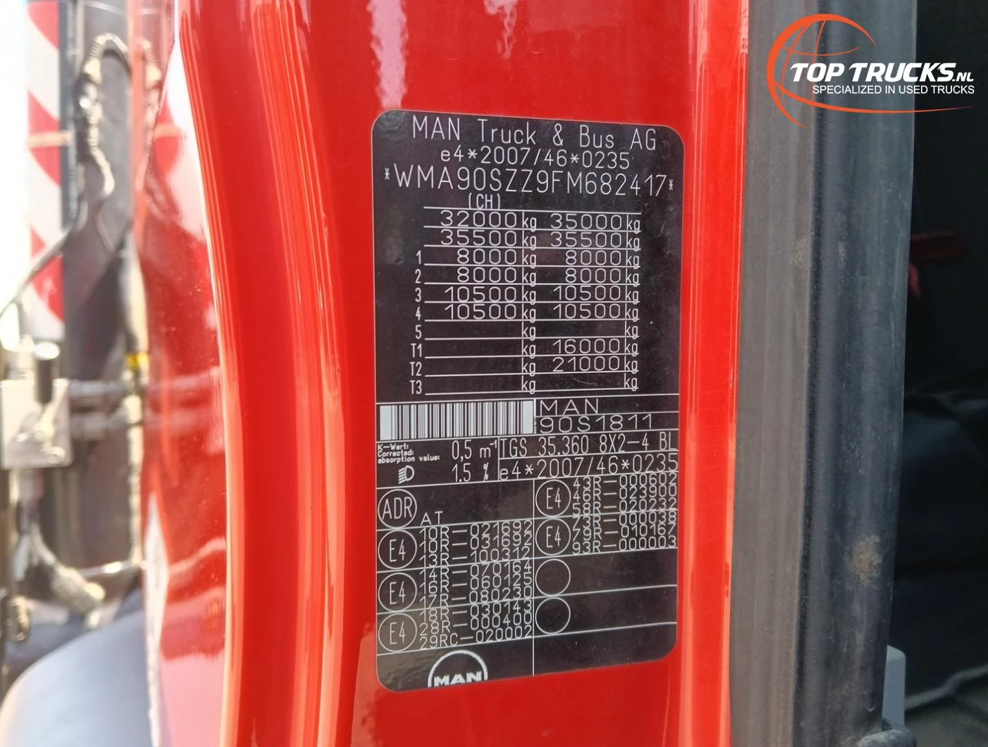 MAN TGS 2016 - 35.360 afbeelding 16