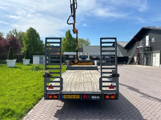 Veldhuizen N/A 2005 - Be oplegger 9 TON semi dieplader MET KRAAN image 7
