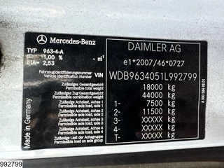 Mercedes-Benz Actros 2015 - 1843 EURO 6, Retarder, Lohr, Combi image 7