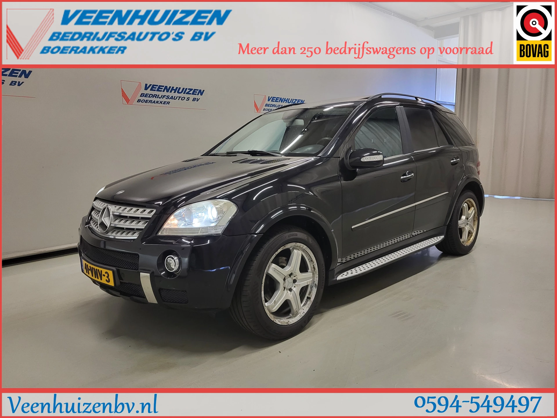 Mercedes-Benz M-Klasse 2008 - 320CDI 225PK Grijs Kenteken Automaat! afbeelding 1