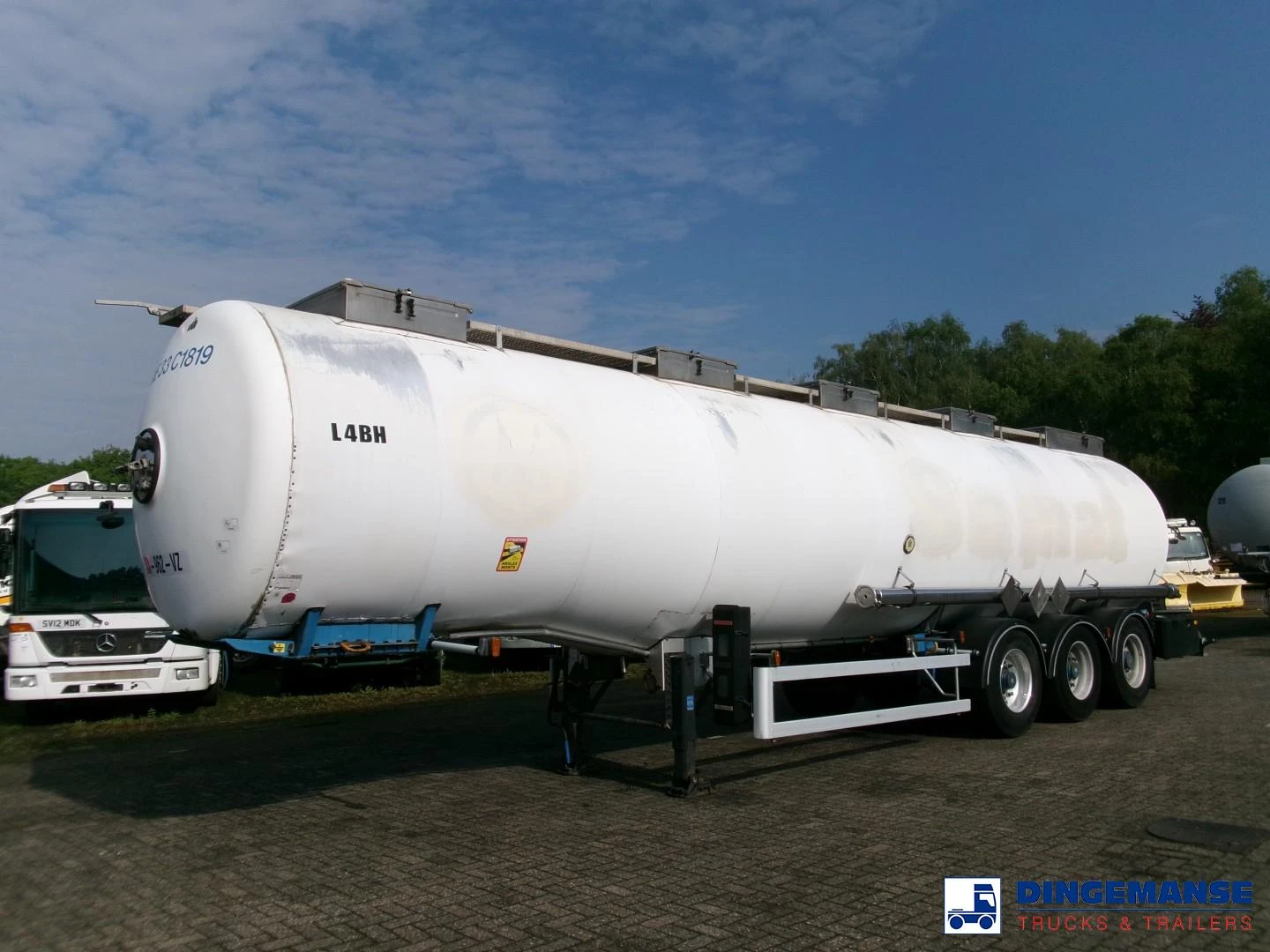 Magyar Chemical tank inox L4BH 34 m3 / 1 comp 1998 изображение 1