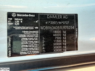 Mercedes-Benz Actros 2015 - 1843 EURO 6, Retarder, Lohr afbeelding 9
