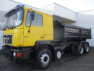 MAN 26.402 1994 - 6x4 , ZF Manual , Retarder , 3 Way tipper , Spring suspension obrazek 8