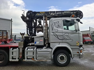 Scania R 2016 - R580 V8 / LOGGING TRUCK / 6X4 / RETARDER / 2XBIG AXLE / PALFINGER EPSILON S270L83 / 20METER / 431534 KM / DIEBOLT 3AXLE TRAILER / AUTOMATIC / EURO-6 / 2016 imagem 15