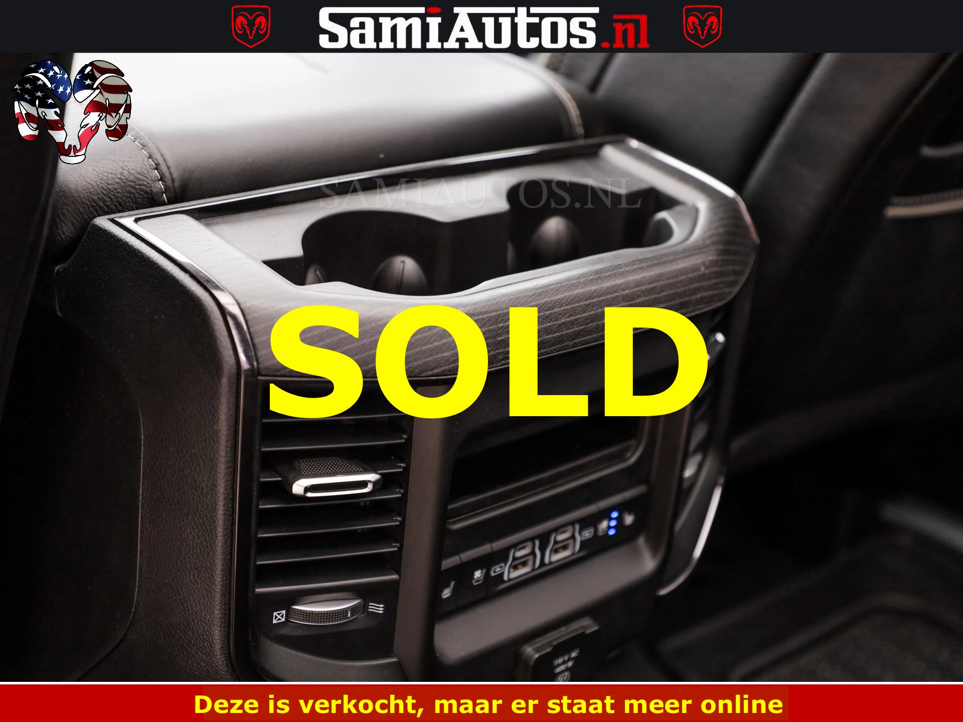 Dodge Ram 1500 2022 - LIMITED NIGHT | BOM VOL | HUD | MWK | LUCHTVERING | PANODAK | afbeelding 68
