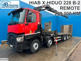 Renault 2019 - C 380 8x2, EURO 6, HIAB, Remote на продажу