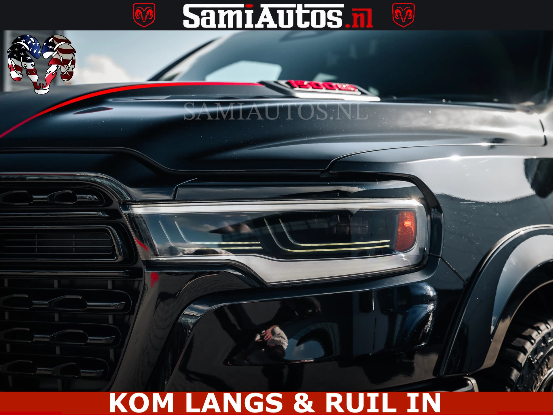Dodge Ram Pick-Up 2024 - HULK Pack | Limited Night H.O 540HP 706Nm | Massage + Full Option | De Meest Luxe en Volle in zijn Klasse | Hulk Pack is meer prijs | Bild 10
