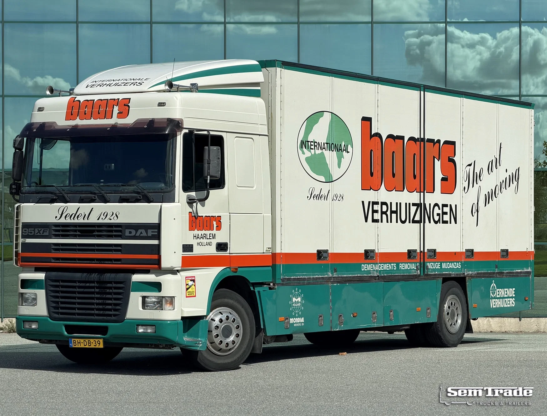 DAF XF 95.380 1999 - SPACECAB EURO 2 MANUAL GEARBOX AIRCO 542.000 KM DRUM BRAKES HOLLAND-TRUCK afbeelding 1