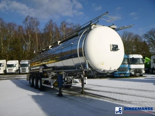 Feldbinder Chemical tank inox 30 m3 / 1 comp + pump 2009 изображение 2 миниатюра
