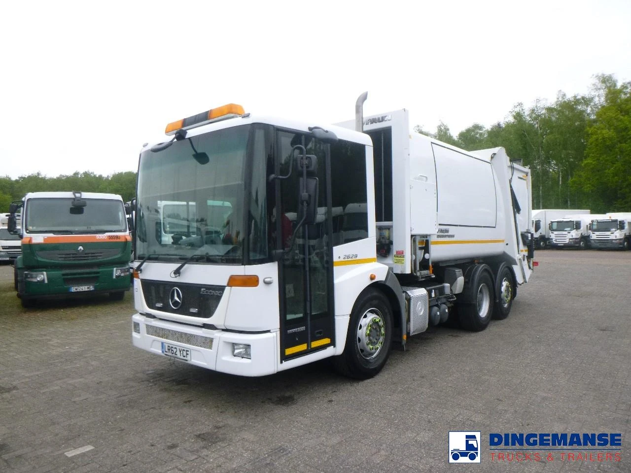 Mercedes-Benz Econic 2629 6x2 RHD Faun Variopress refuse truck 2012 Bild 1