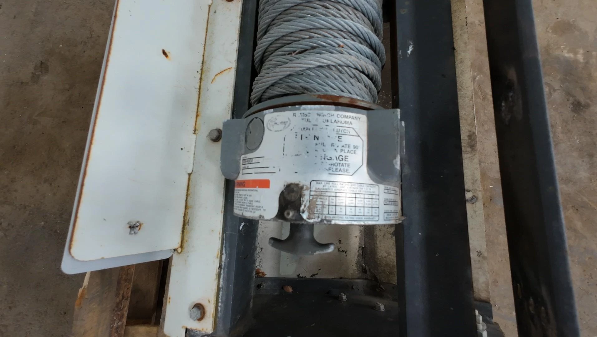 Ingersoll Rand Electric Winch 3500KG - New condition afbeelding 6