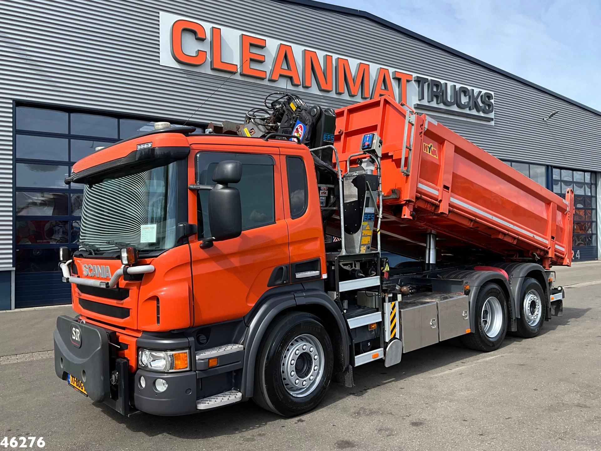 Scania P 2013 - 320 HMF 14 Tonmeter Z-kraan Just 173.443 km! image 3