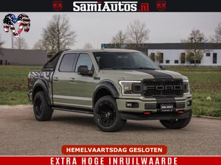 Ford F-150 2018 - 5.0 V8 4X4 | MAT OLIVE GREEN | BIJTELLING VRIJ | ZEER DIK | CAMERA | 3500KG | PANORAMA | LEDER | GO RHINO ROLLBAR | afbeelding 32