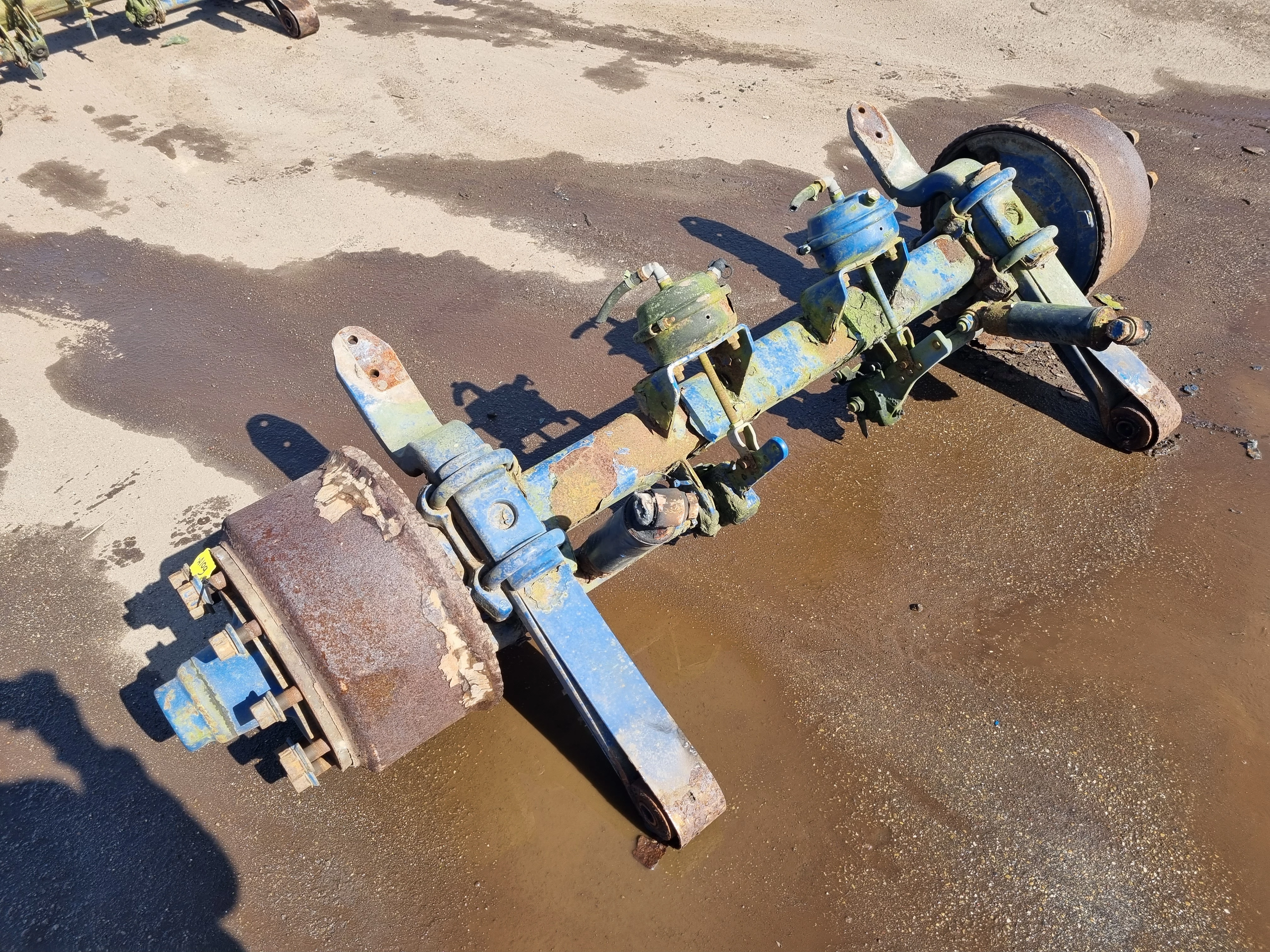 BPW TRAILER AXLE BPW ECO FOR SINGLE TIRE. immagine 1