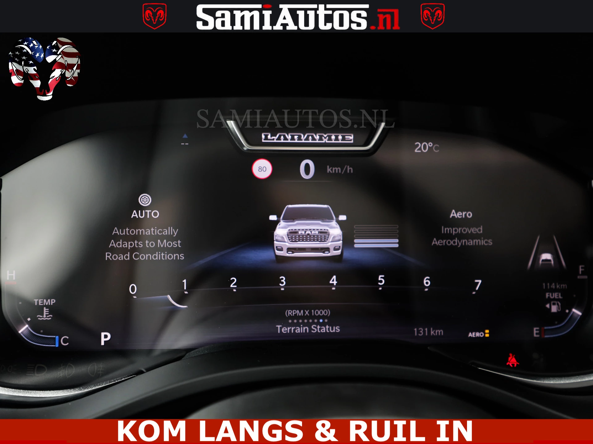 Dodge Ram Pick-Up 2024 - HUD | 420PK | LUCHTVERING | PANO | PASSAGIERSSCHERM | BOM EN BOM VOL | imagen 46