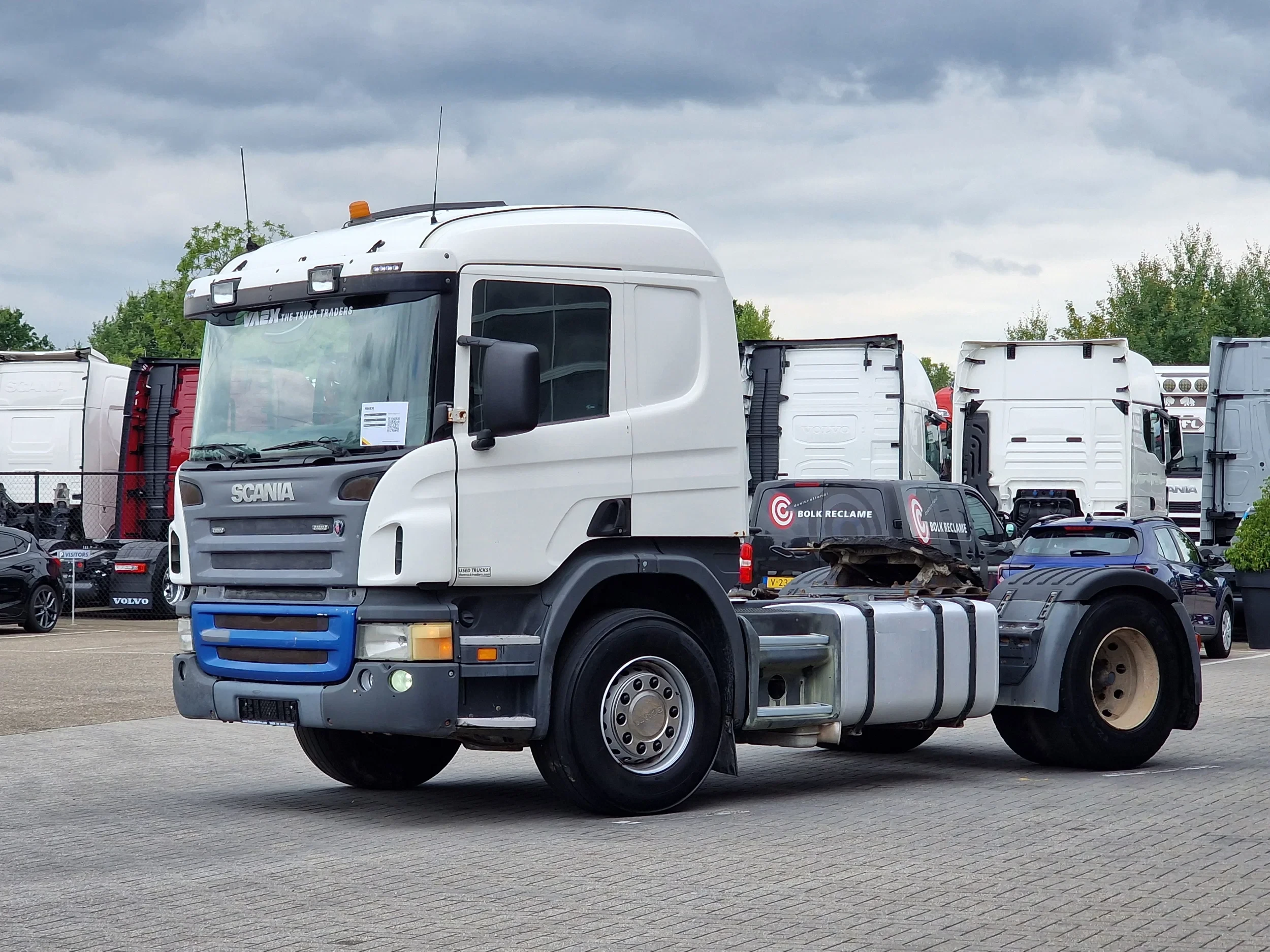Scania P 2005 - P410 EURO3 - steal / air - manual gearbox - hydraulic afbeelding 3