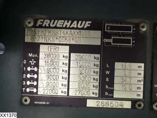 Fruehauf N/A 2019 - Tautliner Lift axle bild 4