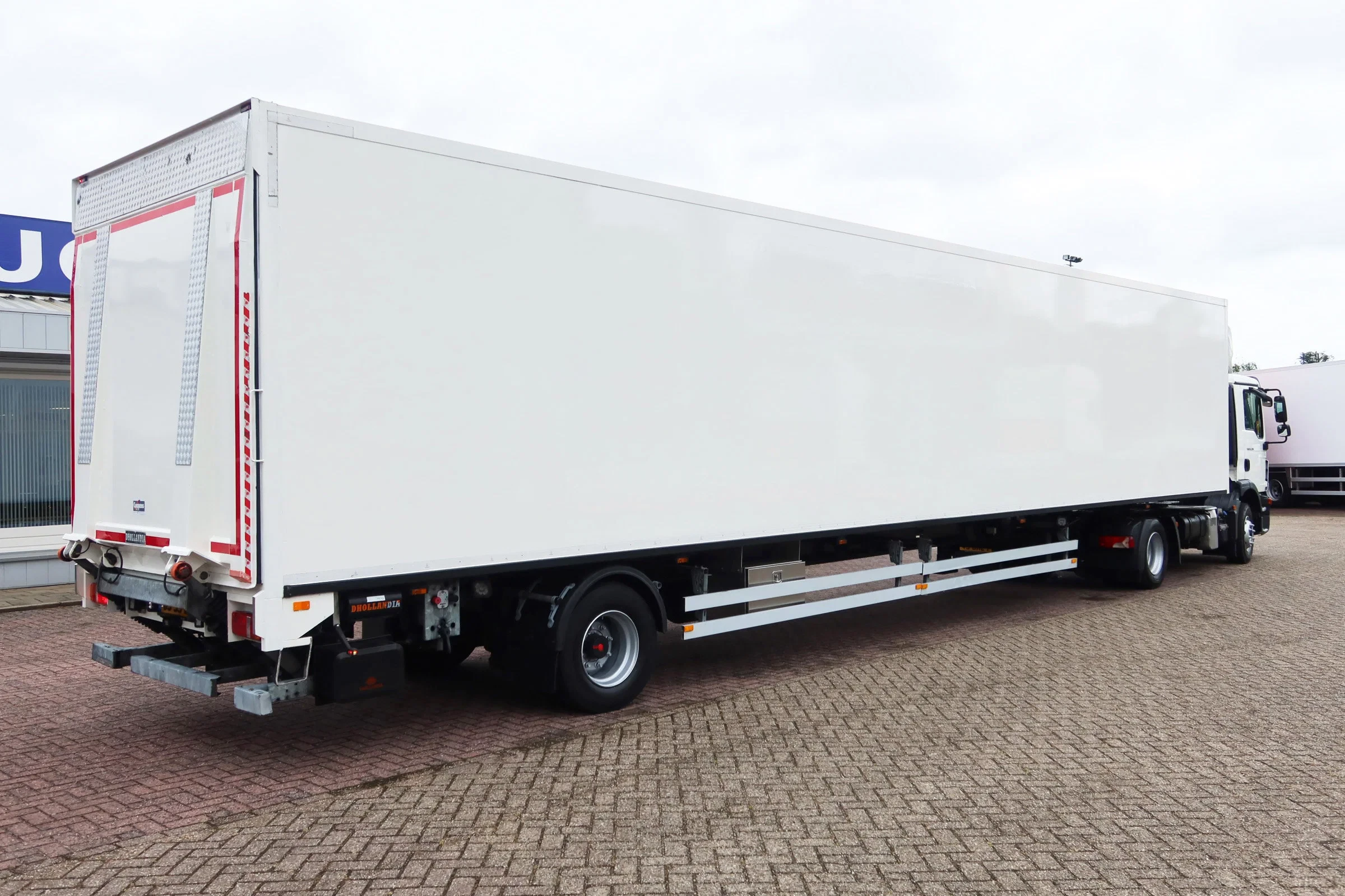 MAN TGM 2019 - 15.290 Trekker + Heiwo city trailer geisoleerd + klep DHollandia 2000kg afbeelding 10
