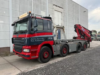DAF CF 85.460 2011 - 8X2 + YEAR 2016 HMF CRANE 2620-K4 + FLYJIB + WINCH + REMOTE afbeelding 20