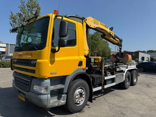 DAF CF 85.410 2010 - 6X4 - EURO 5 + PALFINGER PK15500 + REMOTE + PALFINGER HOOK bild 14