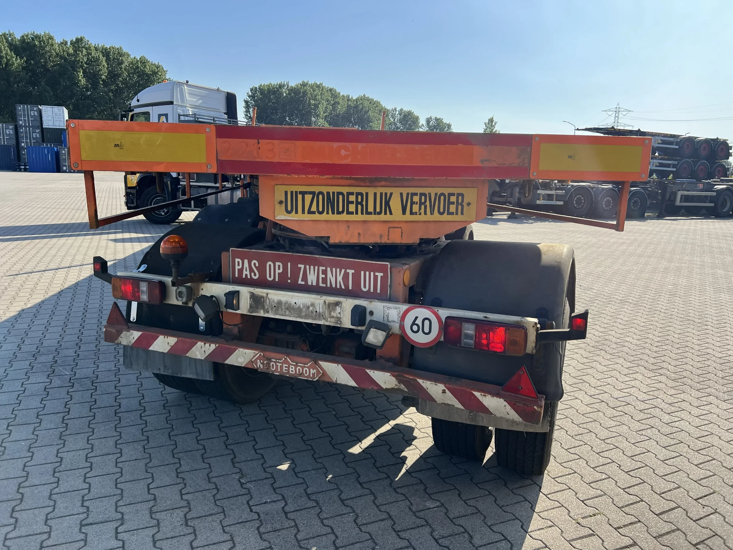 Nooteboom 1999 - OVB-73-04, 73 tons Ballast trailer, 4 axles, 3 hydraulic steering axles afbeelding 13