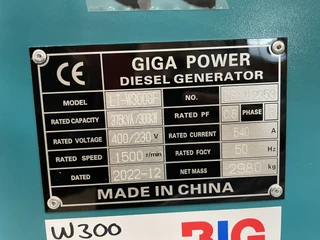 Giga power LT-W300GF 375 kVA silent generator 2022 - N/A obrazek 11