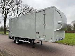 Veldhuizen N/A 2010 - be oplegger 7.5 ton gesloten met laadklep 1000 kg afbeelding 1