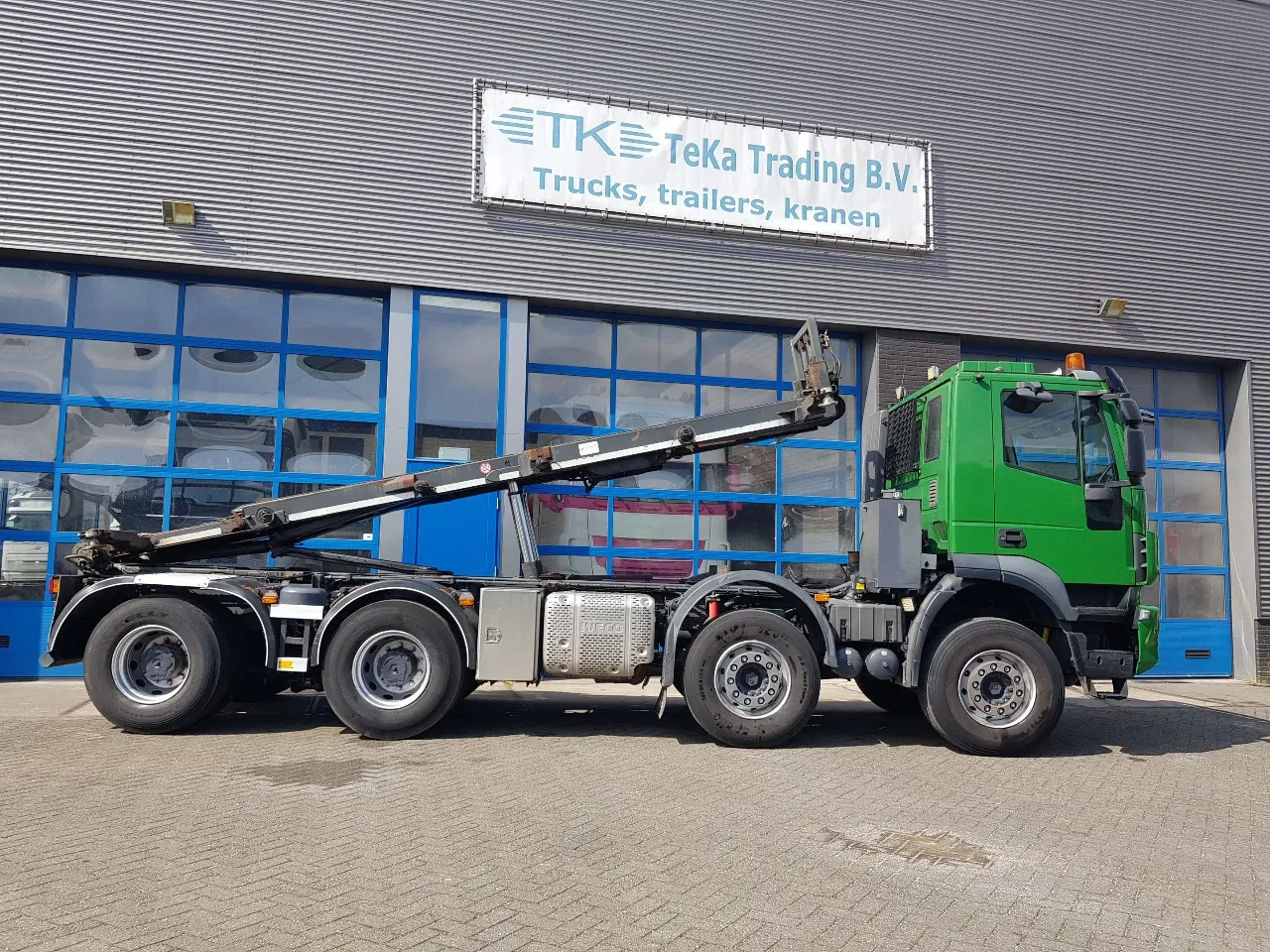 Iveco Stralis 2014 - 450 8x4 Steel 430.000 km kettingsyst 30 ton obrázek 19