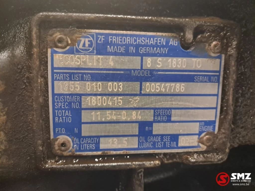 DAF 2009 - Occ versnellingsbak 8S1830TO DAF Bild 5